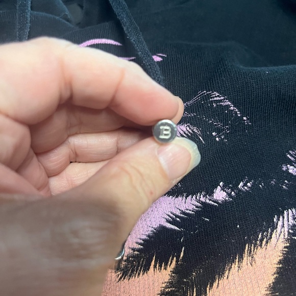 GUC Balmain Black Graphic Hoodie. Size S - Picture 15 of 16